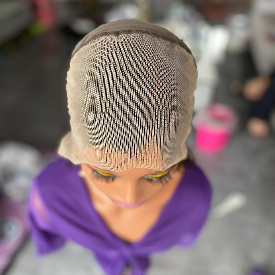 Coiffure en dentelle pour perruque en cheveux humains