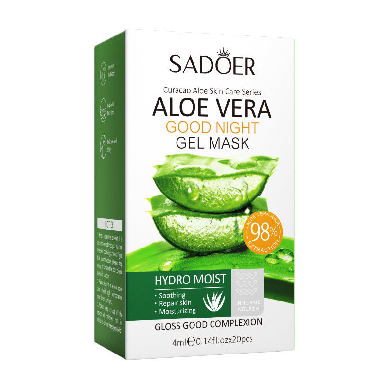 Set de soins pour la peau à l'aloé vera : nettoyant, hydratant, nourrissant