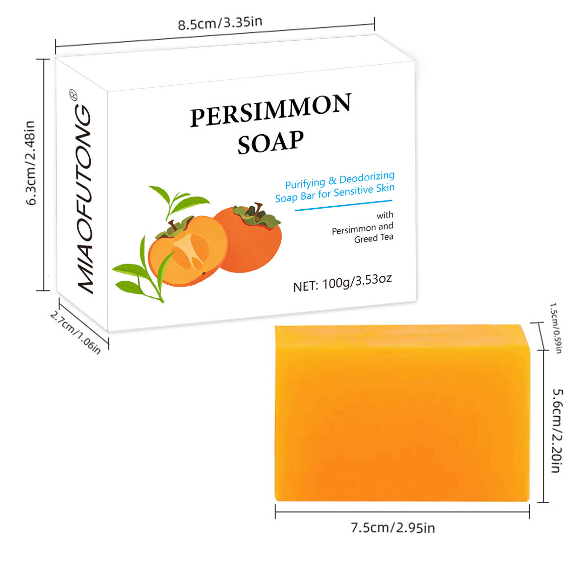 Savon à la kaki