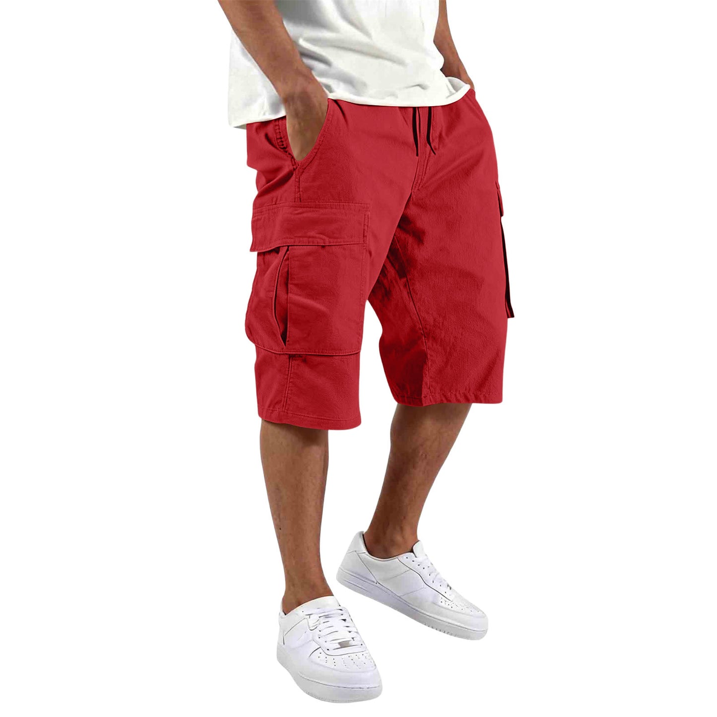 Shorts Cargo pour Hommes Sport Décontracté Multi Poches