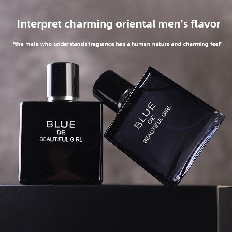 Belle fille parfum bleu