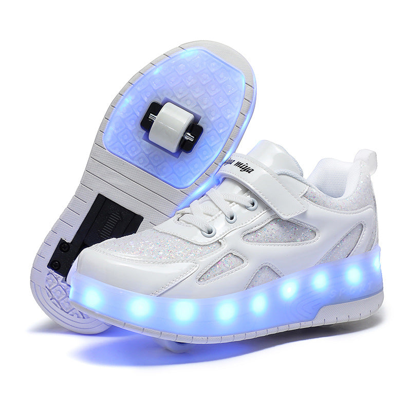 Patins à roulettes illuminés