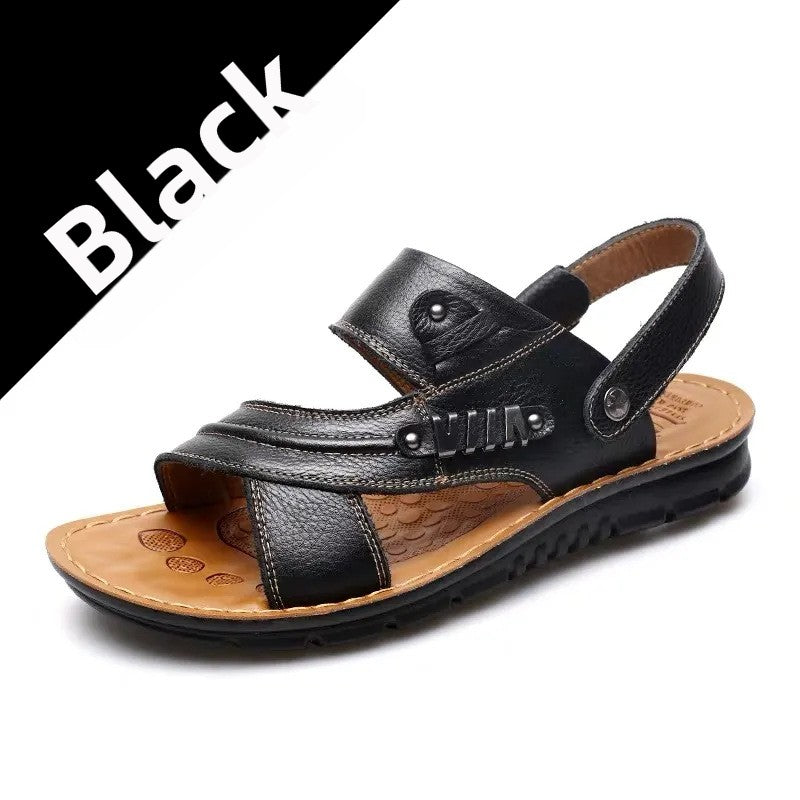 sandales en cuir pour hommes