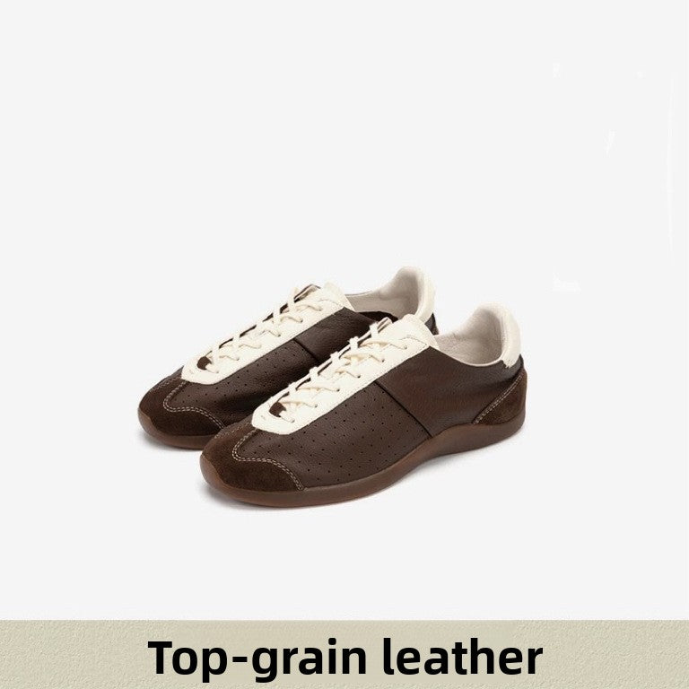 Baskets en cuir pour femmes