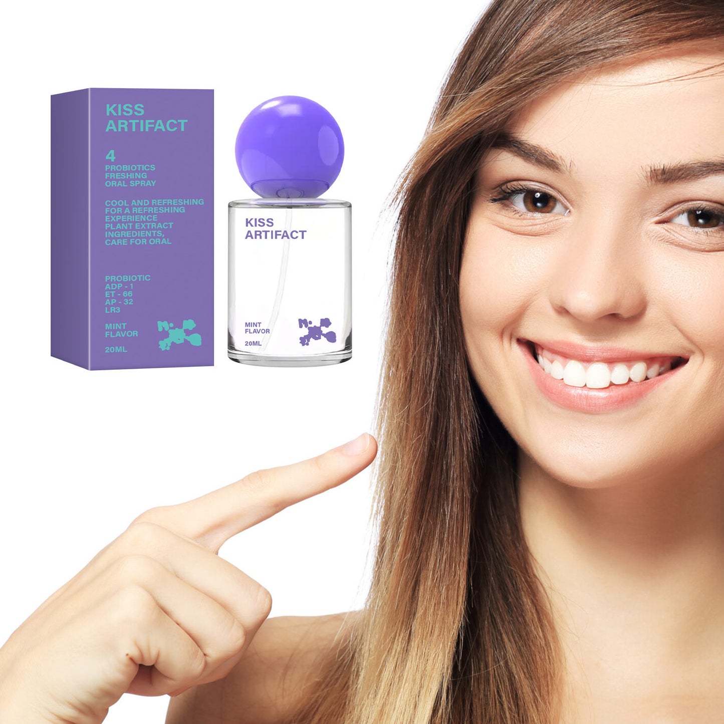Pulvérisation buccal probiotique pour une haleine fraiche