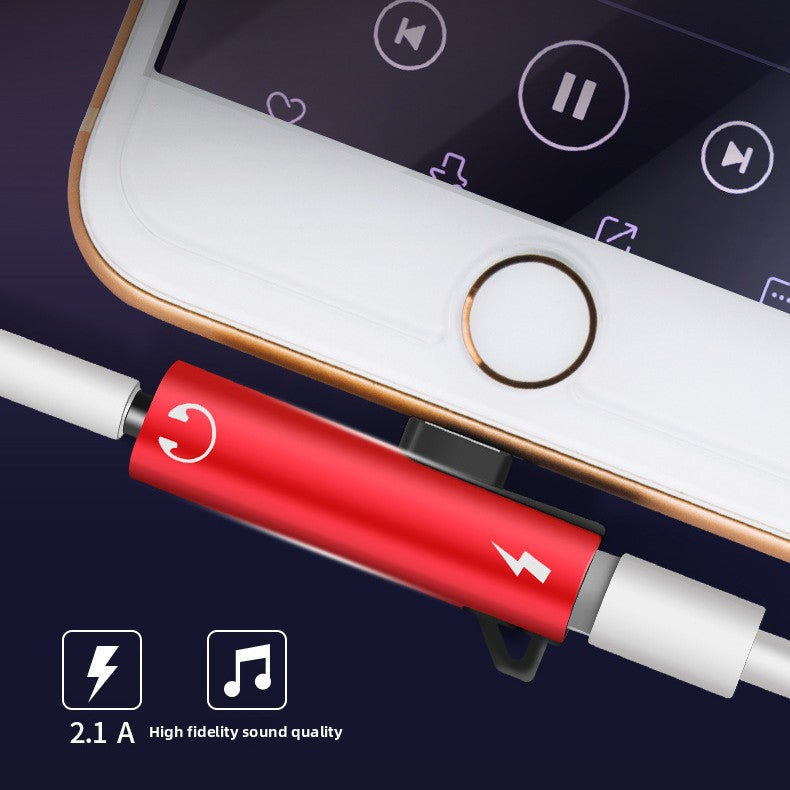 Adaptateur casque Apple 3,5 mm vers Lightning avec charge et convertisseur audio pour iPhone