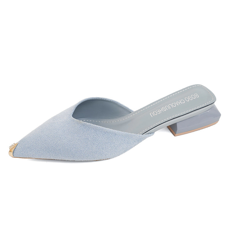 Chaussures :Demi-pantoufle Baotou