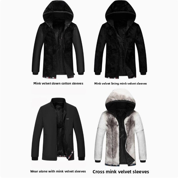 Manteau en fourrure de vison