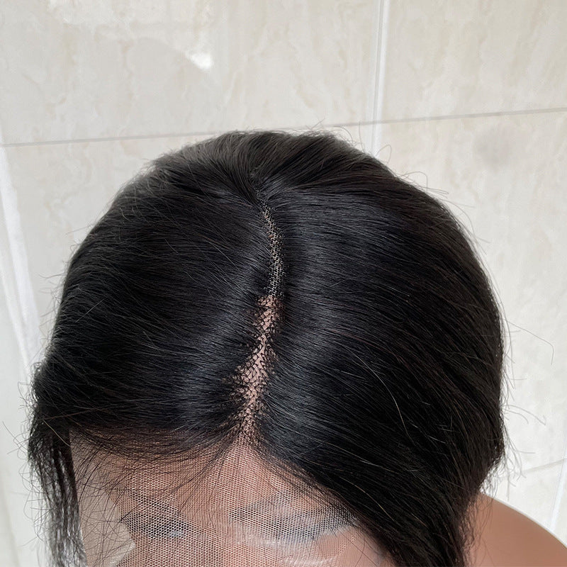 Perruque en cheveux humains coupe pixie