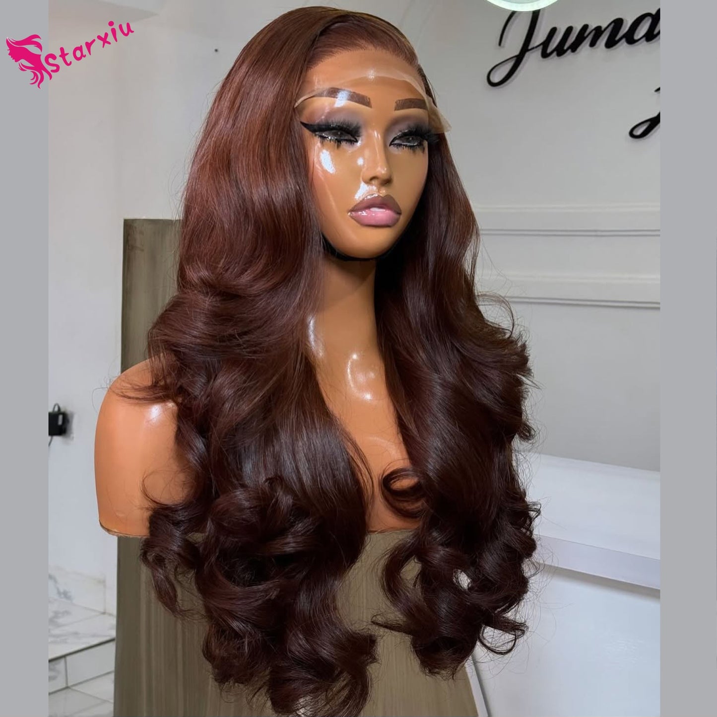 perruque en cheveux humains