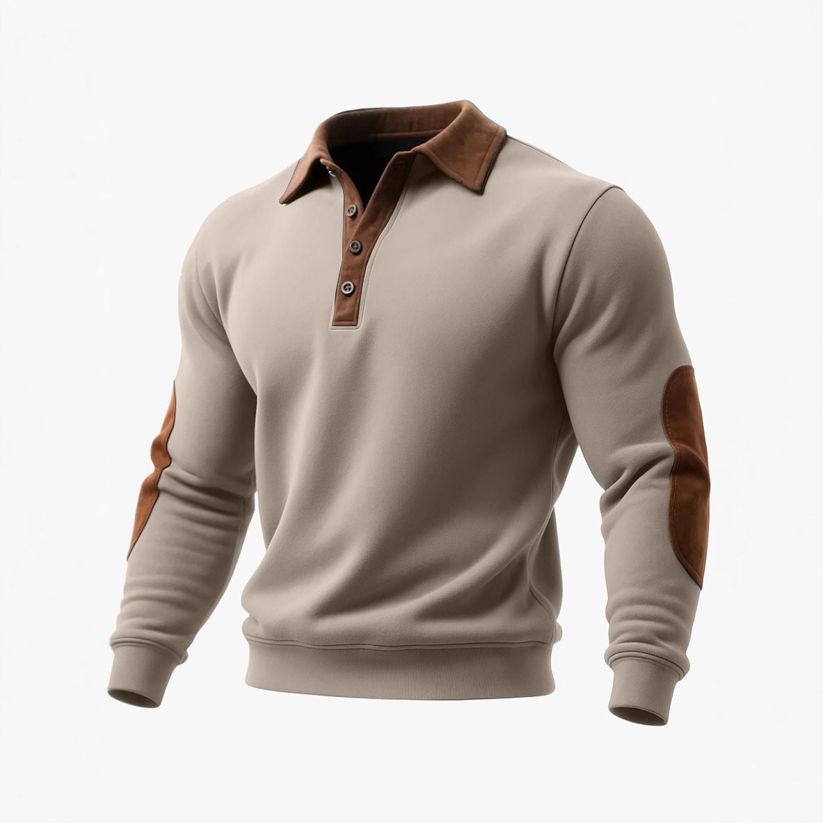 Sweat-shirt à demi-fermeture éclair