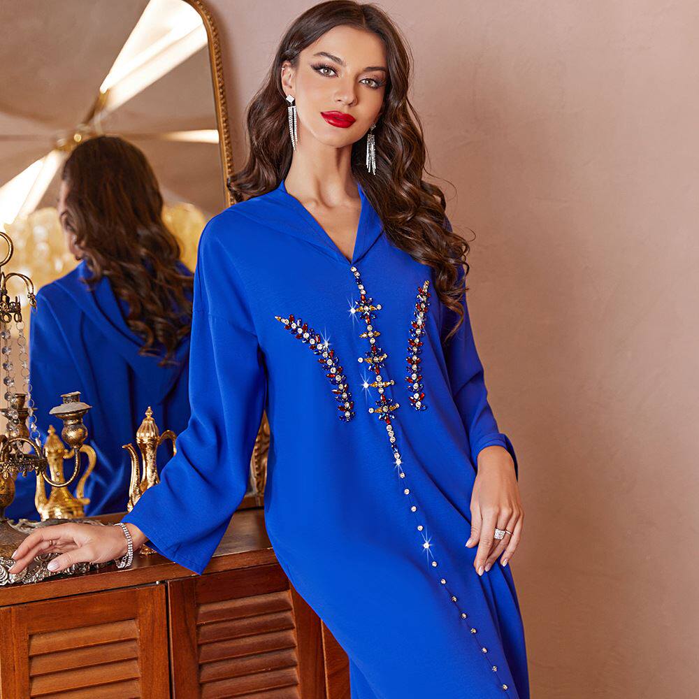 Robe bleu saphir
