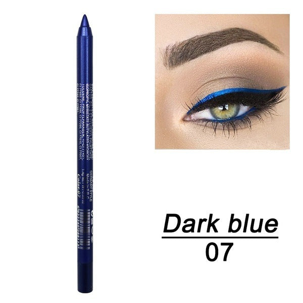 Eyeliner gel waterproof 14 couleurs avec finition nacrée