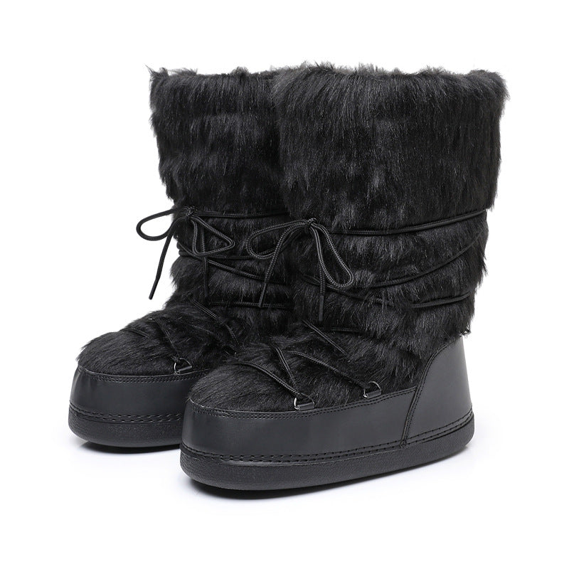 Bottes de neige Maomao pour femmes