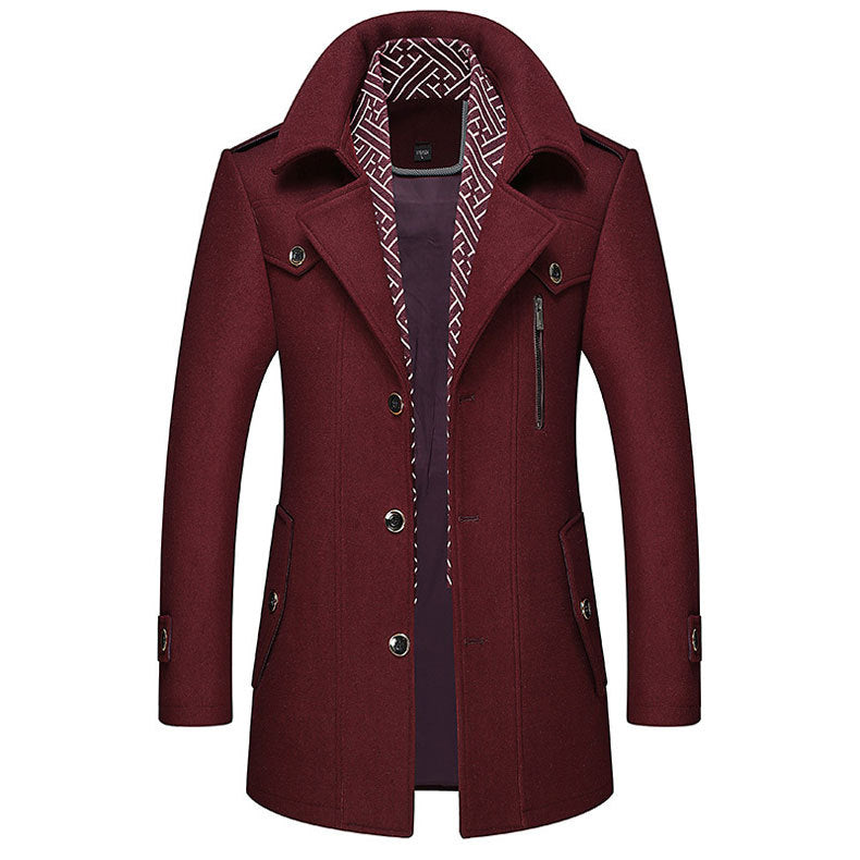 Manteau en laine pour homme