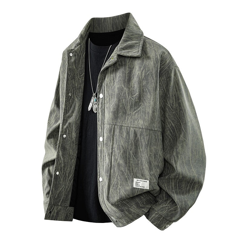 Veste vintage décontractée pour homme