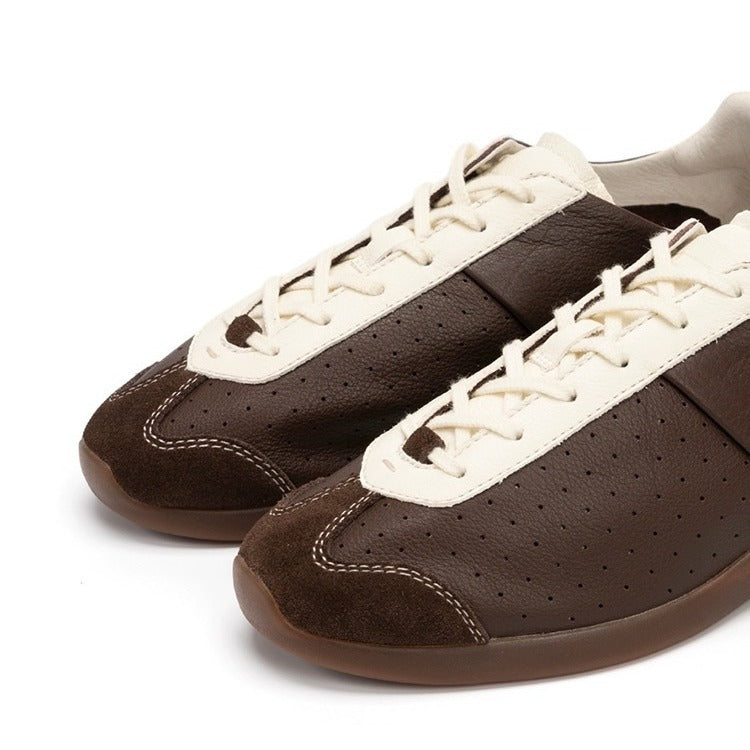 Baskets en cuir pour femmes