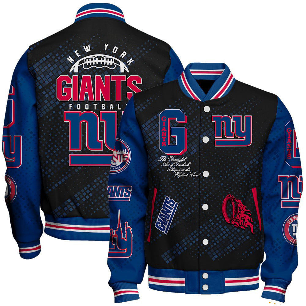 Veste de baseball à col montant