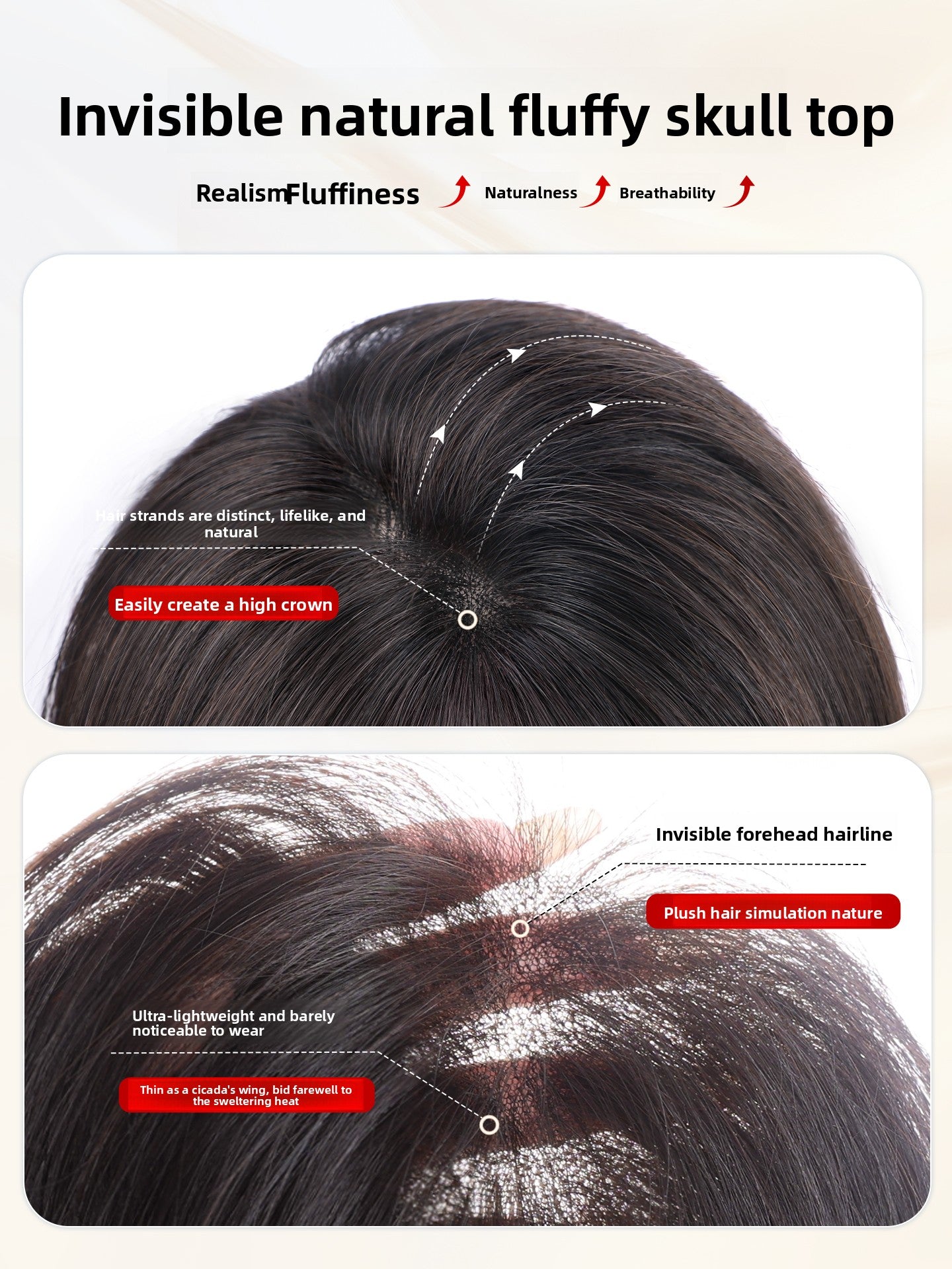Perruque complète en cheveux humains véritables pour femmes
