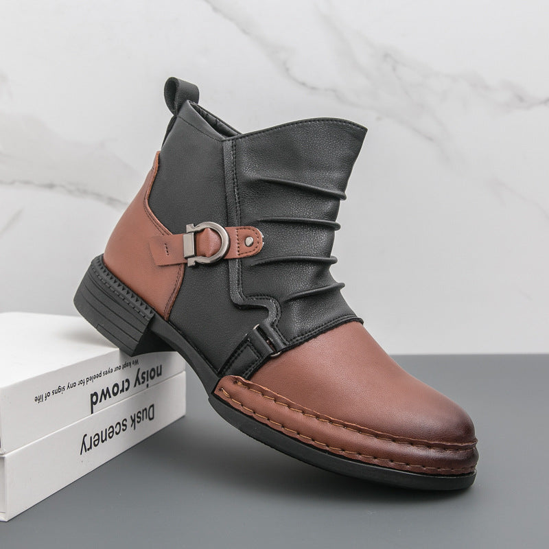 bottes en cuir