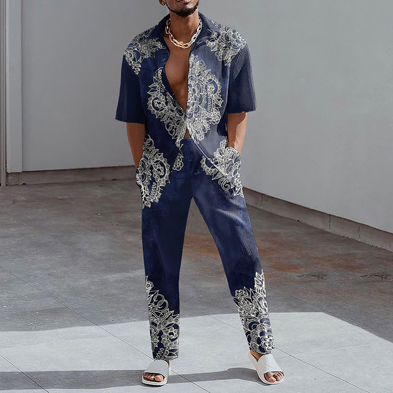 Chemise à manches courtes pour homme
