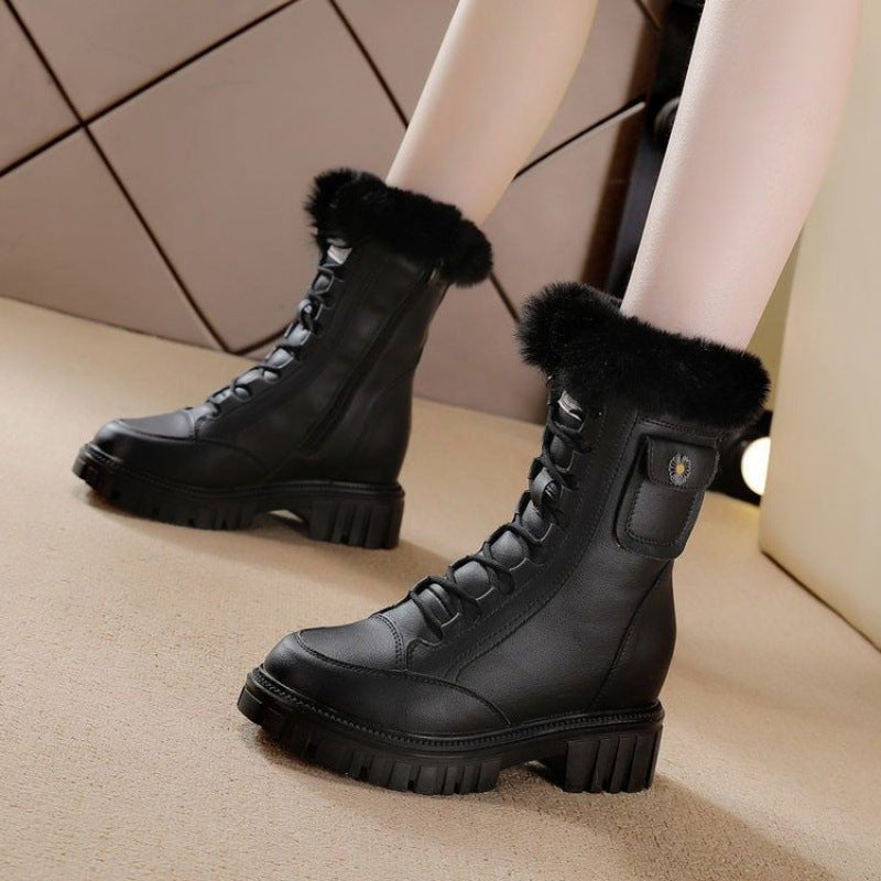 Bottes Martin augmentant la taille