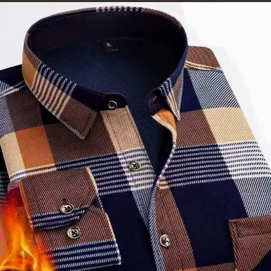 Chemise à carreaux pour homme