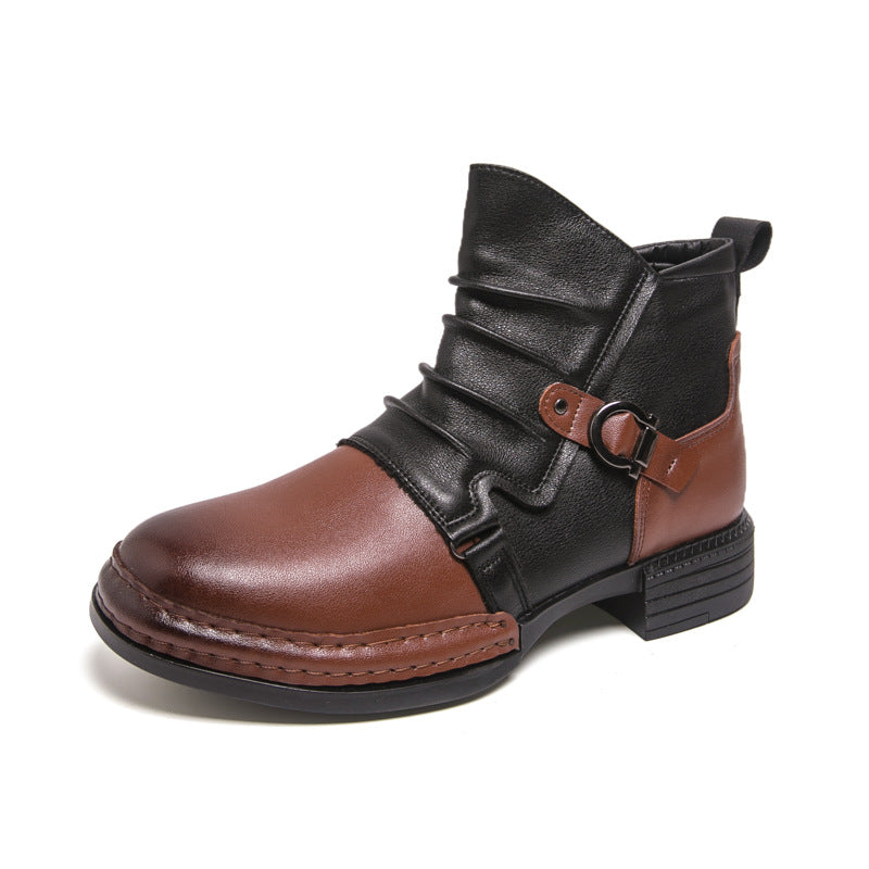 bottes en cuir