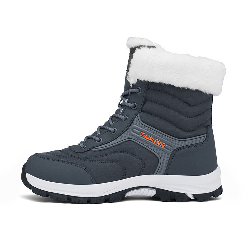 Bottes de neige isolées en tissu épais