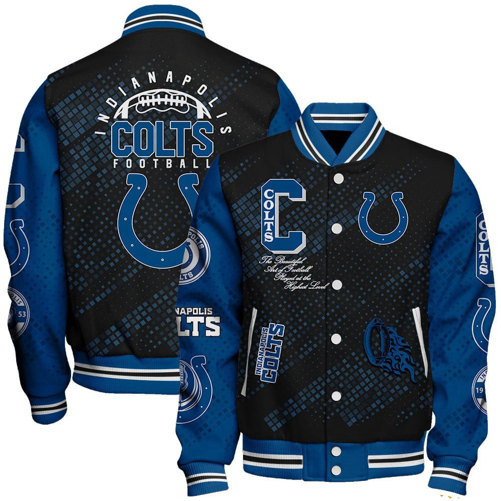 Veste de baseball à col montant