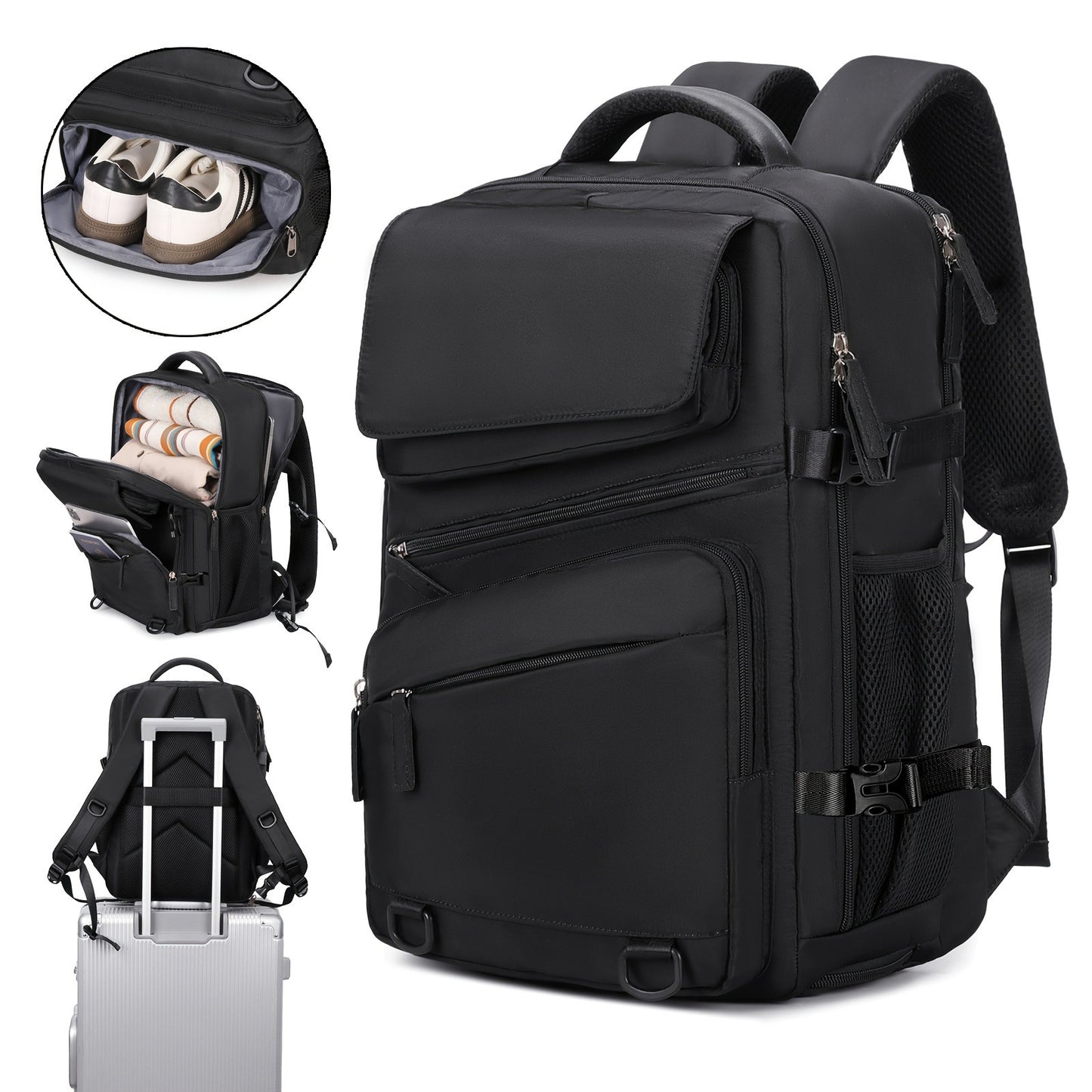 Sac à dos de voyage extensible