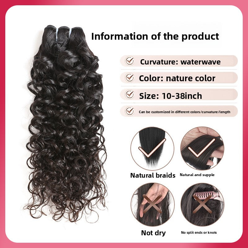 Perruques en cheveux humains naturels de différentes longueurs