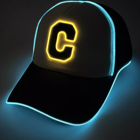 Casquette de baseball lumineuse à LED