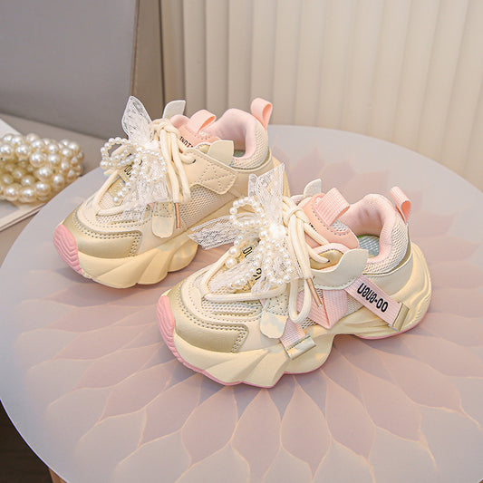 Chaussures de course respirantes antidérapantes pour filles
