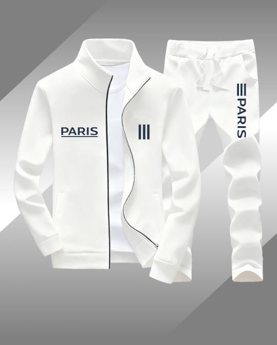 Ensemble Veste à Fermeture Éclair et Pantalon pour Hommes