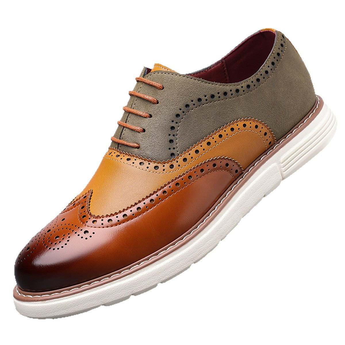 Chaussures de ville en cuir de style britannique