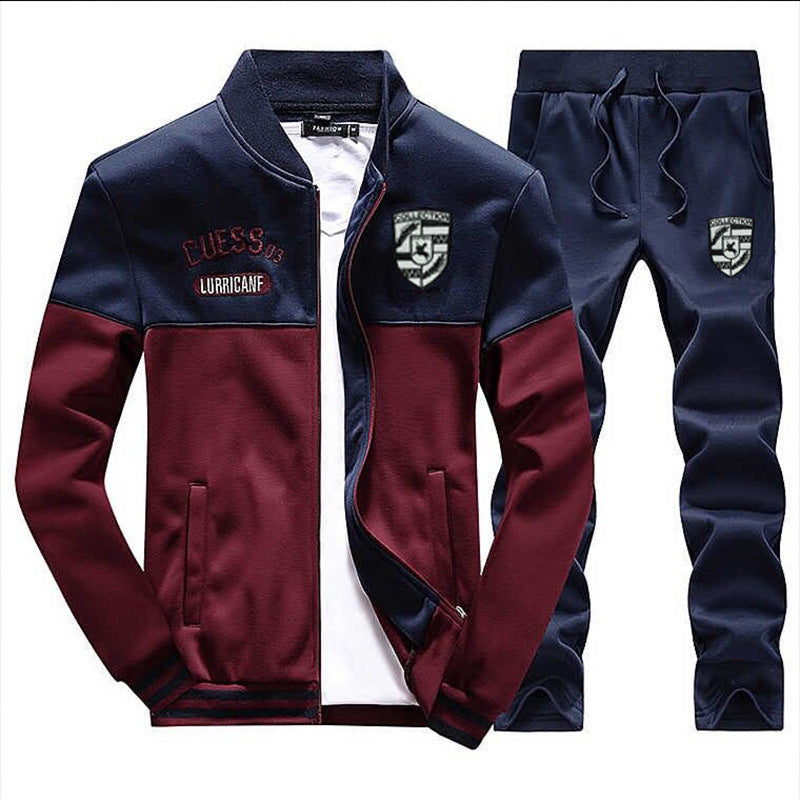 Habit :Ensemble homme M-6XL, vêtements de sport printemps/automne pour jeunes, vêtements de sport décontractés pour couples, vêtements de sport de course grande taille pour hommes