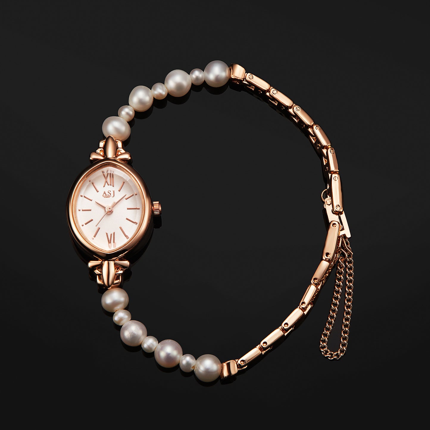 Montre coquillage et perle