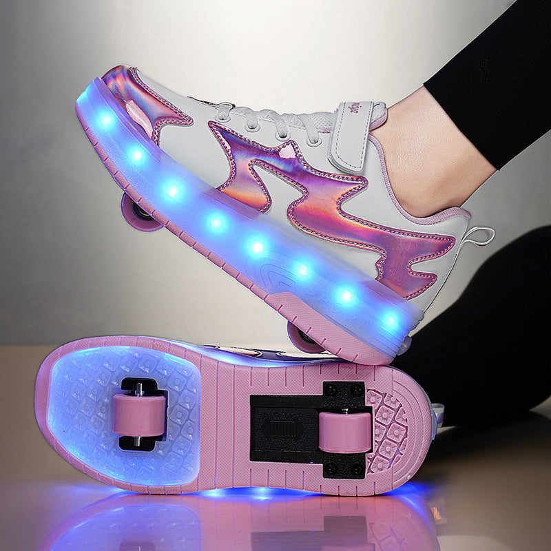Patins à roulettes illuminés