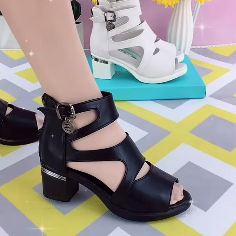 sandales en cuir