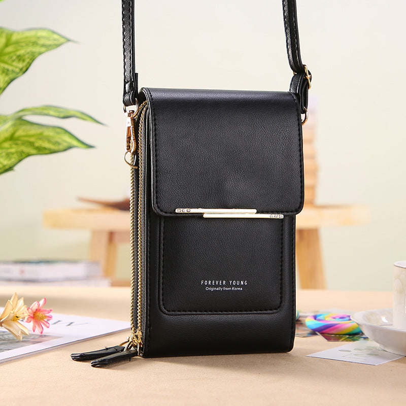 Sac bandoulière tactile pour téléphone