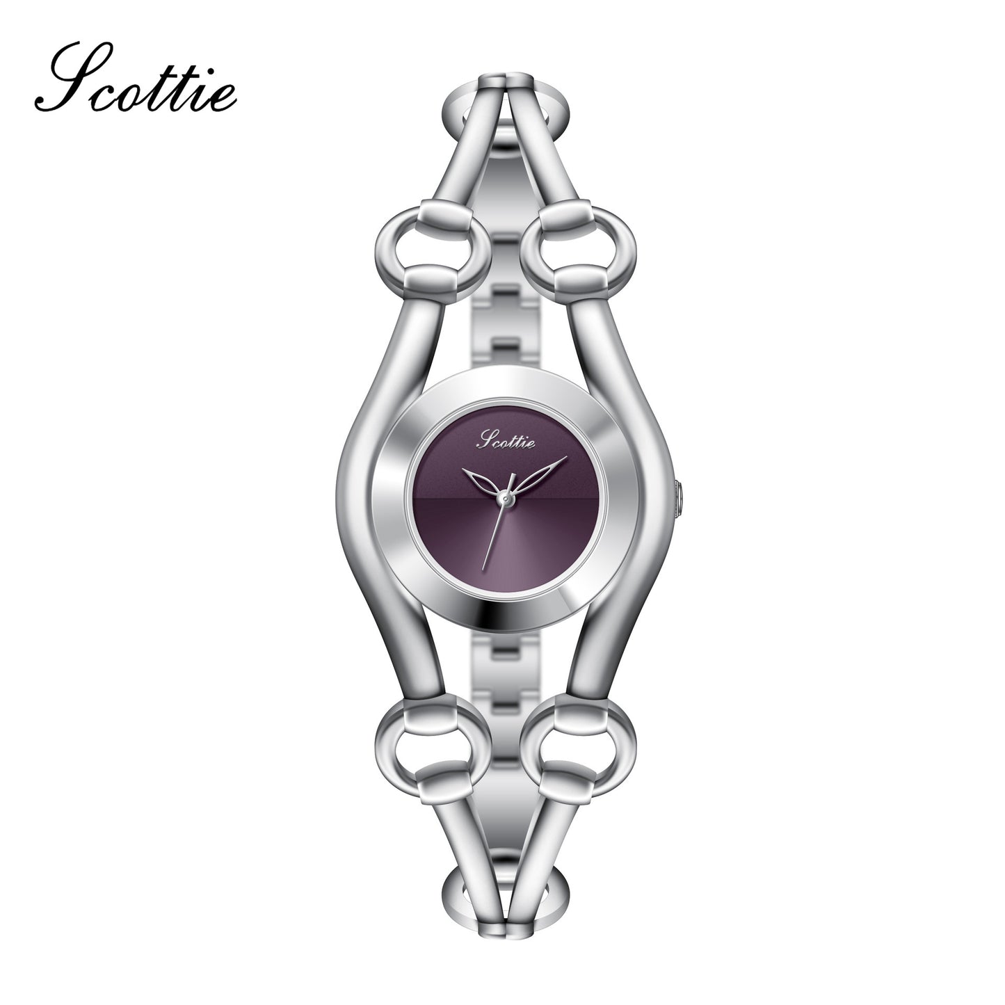 Montre femme quartz au design creux