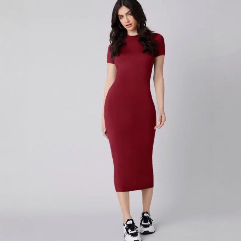 Robe moulante en tricot pour femmes