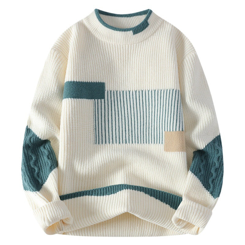 Pull décontracté en tricot pour homme