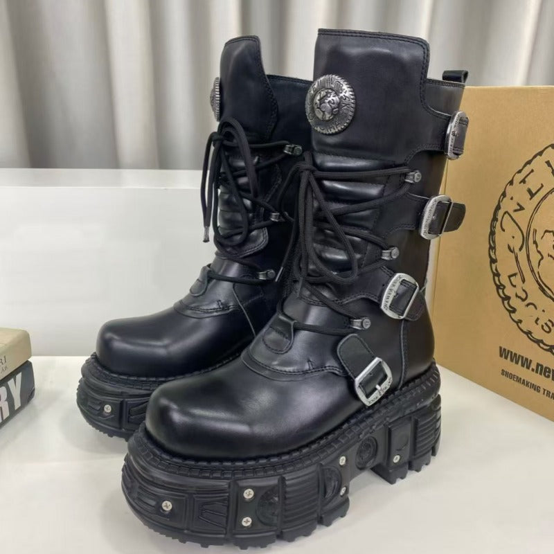 Bottes Dr. Martens à semelle épaisse
