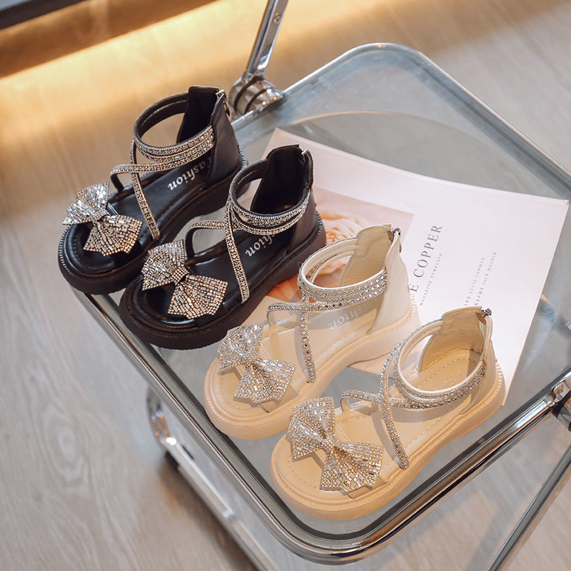 Sandales d'été style princesse pour filles