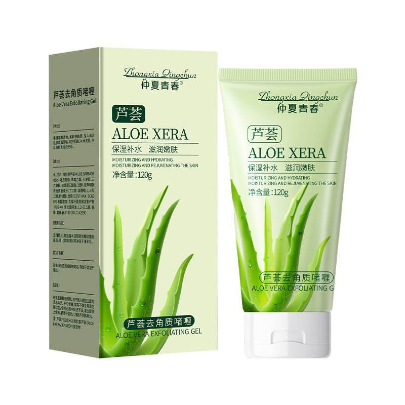 Gel exfoliant à l'aloe vera