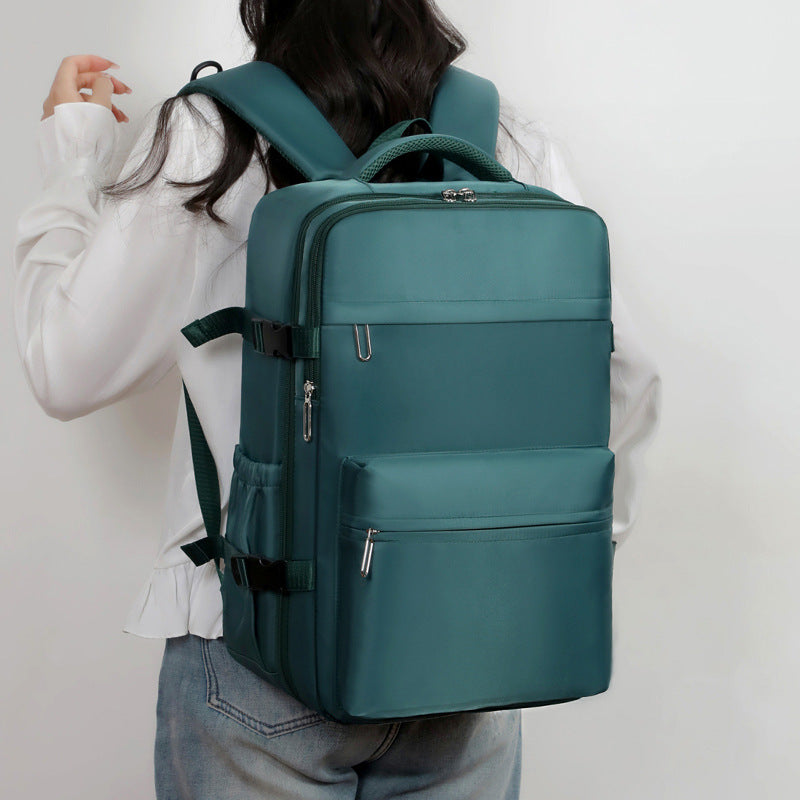 Sac à dos de voyage compressible avec compartiment pour ordinateur portable