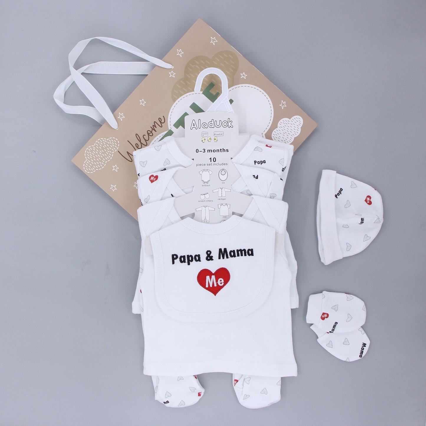 Combinaison en coton pour nouveau-né