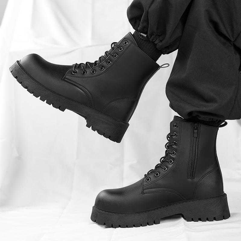 Bottes en cuir pour hommes